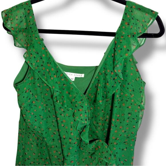 Veronica Beard Alma Silk Wrap Dress - Picture 3 of 8